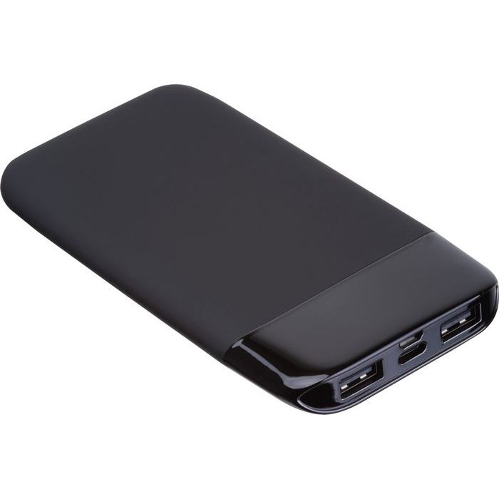 8000 mAh powerbank világító logóval