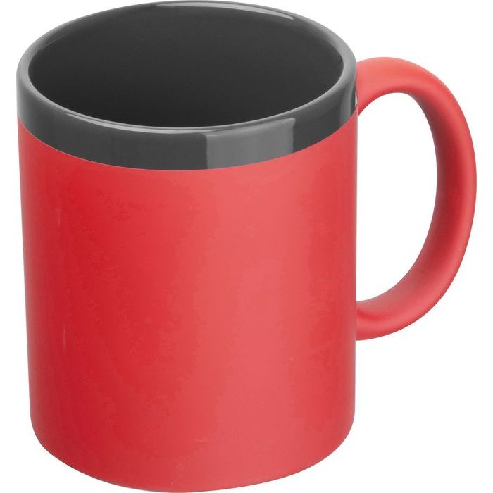 Gumírozott kerámia bögre, 300 ml