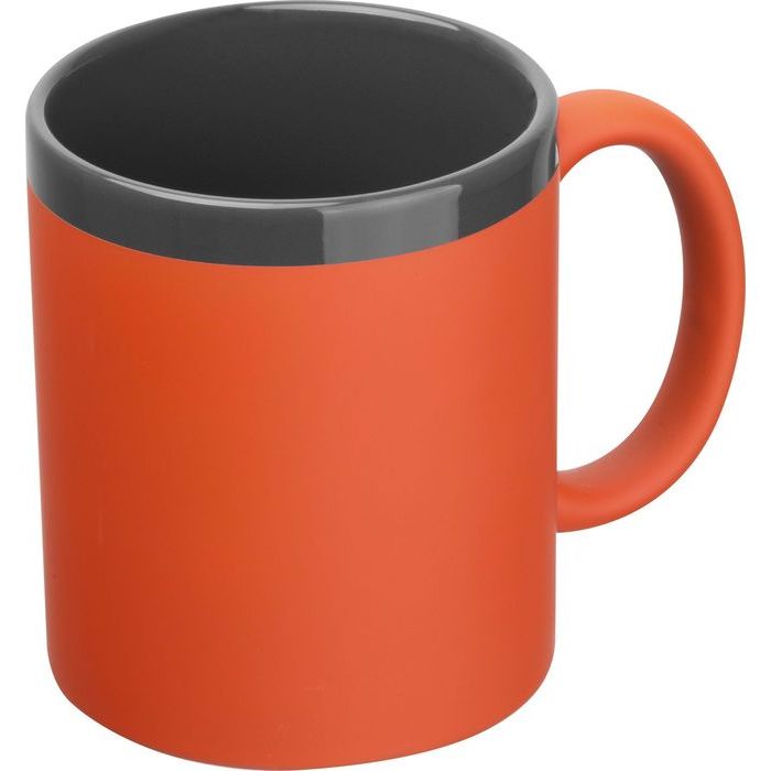 Gumírozott kerámia bögre, 300 ml