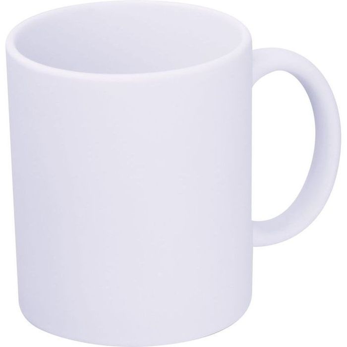 Matt kerámia szublimációs bögre, 330 ml