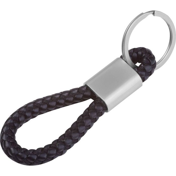 Fém kulcstartó zsinórral