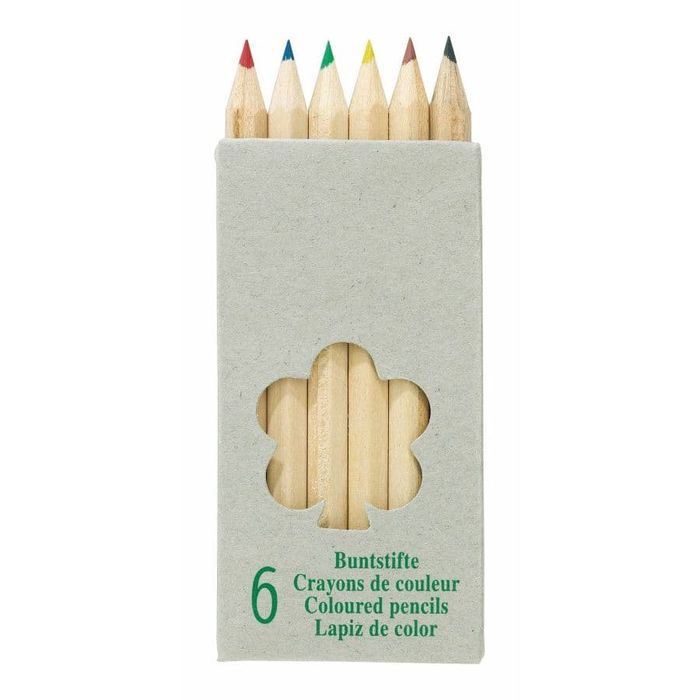 TINY TREE 6 db-os rövid színes ceruza készlet