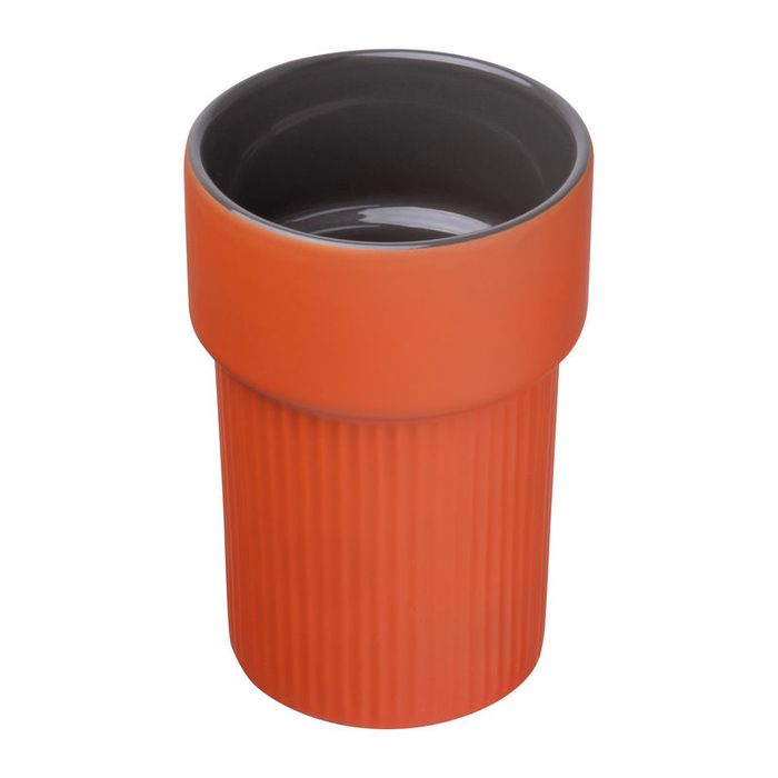 Málta gumírozott kerámia bögre, 300 ml