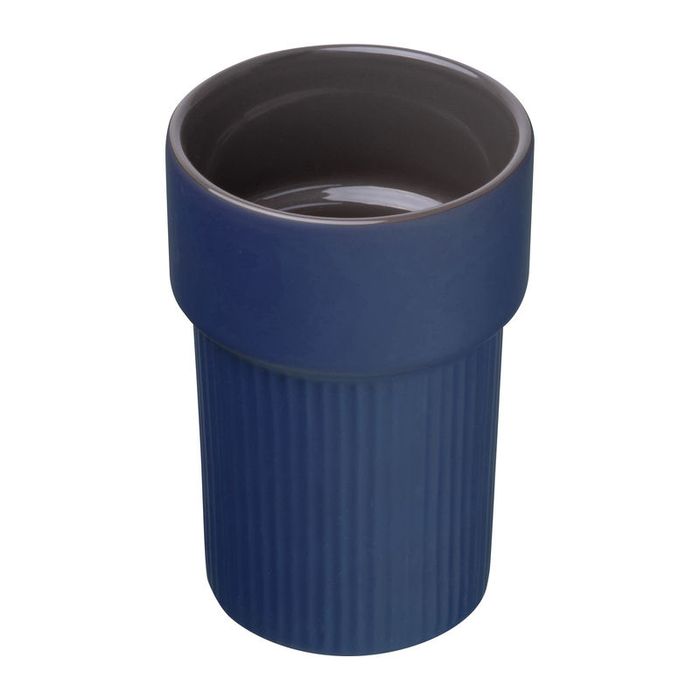 Málta gumírozott kerámia bögre, 300 ml