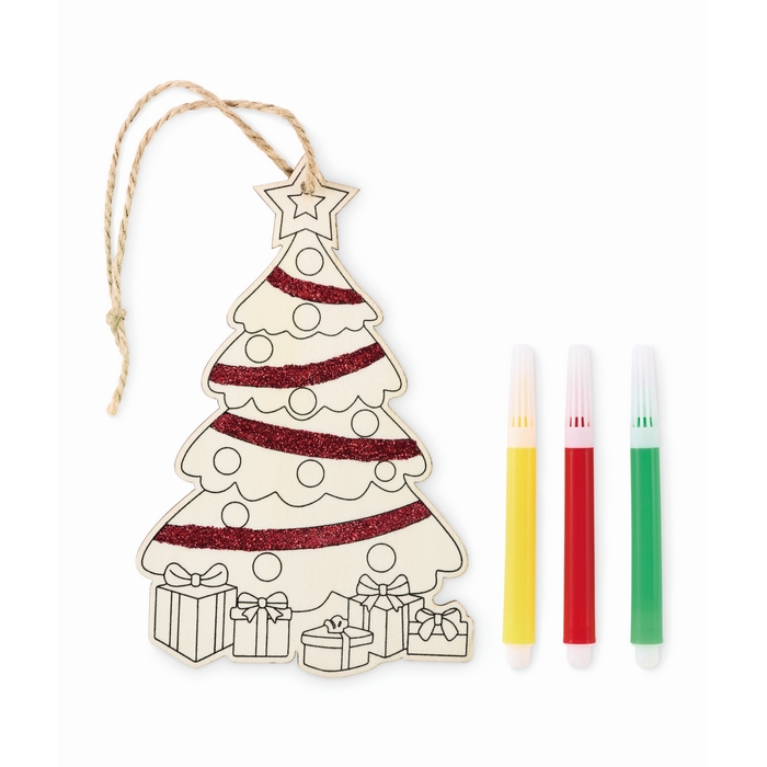 COLORTREE Karácsonyfadísz kifestő szett