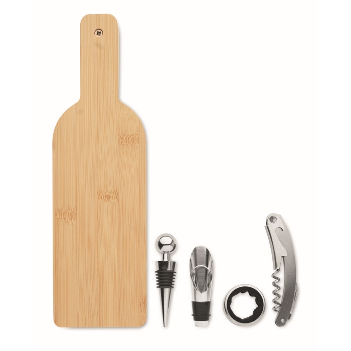 VINOVAULT SET Palack alakú boros készlet MO2381-40