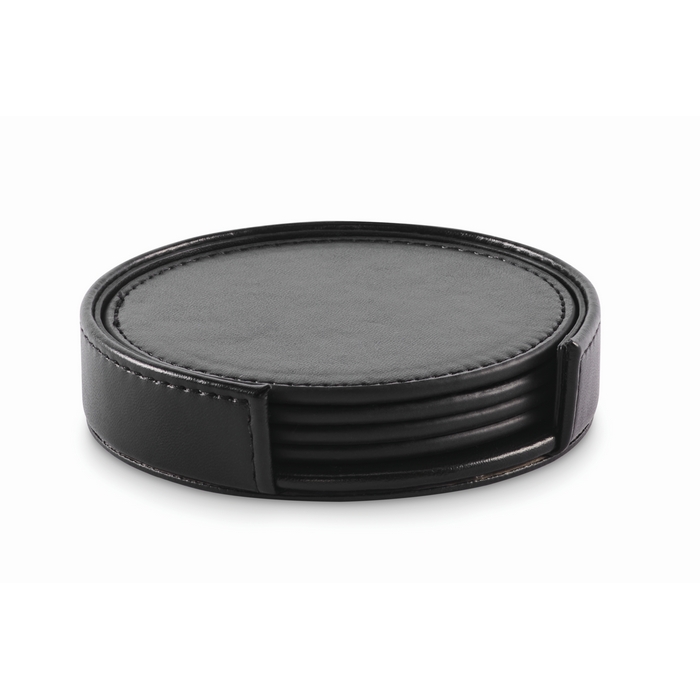 POSA SET 4 db-os PU poháralátét készlet