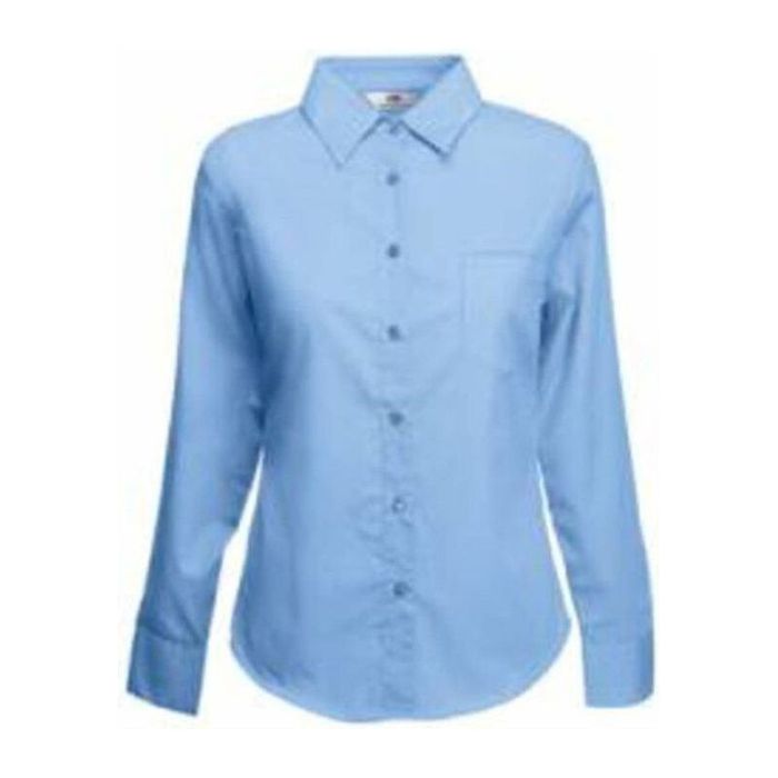 LADY FIT LONG SLEEVE POPLIN SHIRT