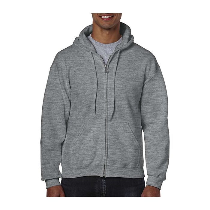 HEAVY BLEND ADULT FULL ZIP HOODED SWEATSHIRT