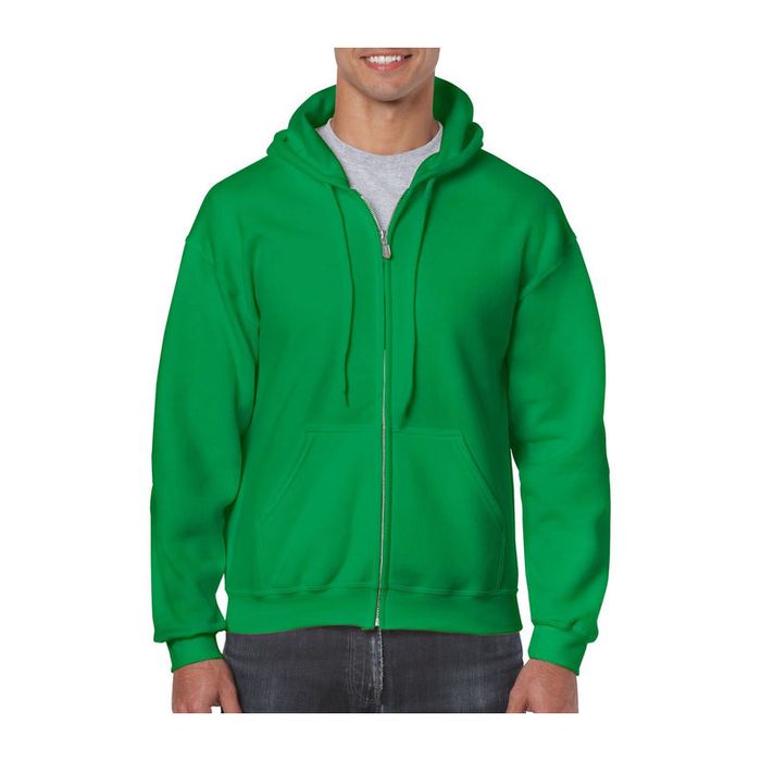 HEAVY BLEND ADULT FULL ZIP HOODED SWEATSHIRT