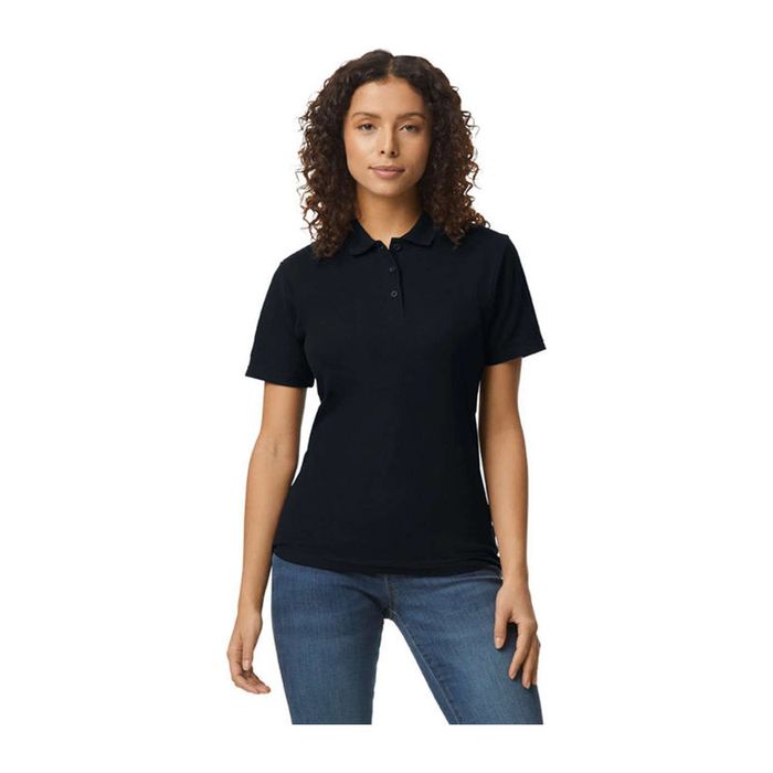 Softstyle Ladies' Double Piqué Polo