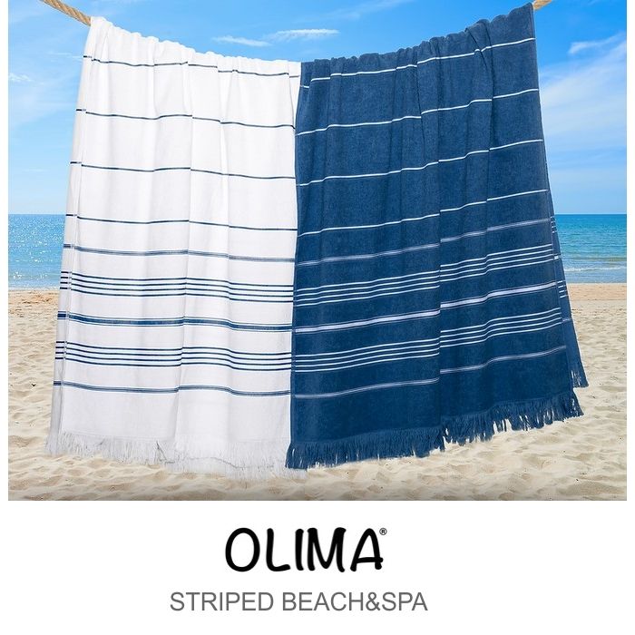 OLIMA STRIPED BEACH&SPA PESHTEMAL TOWEL